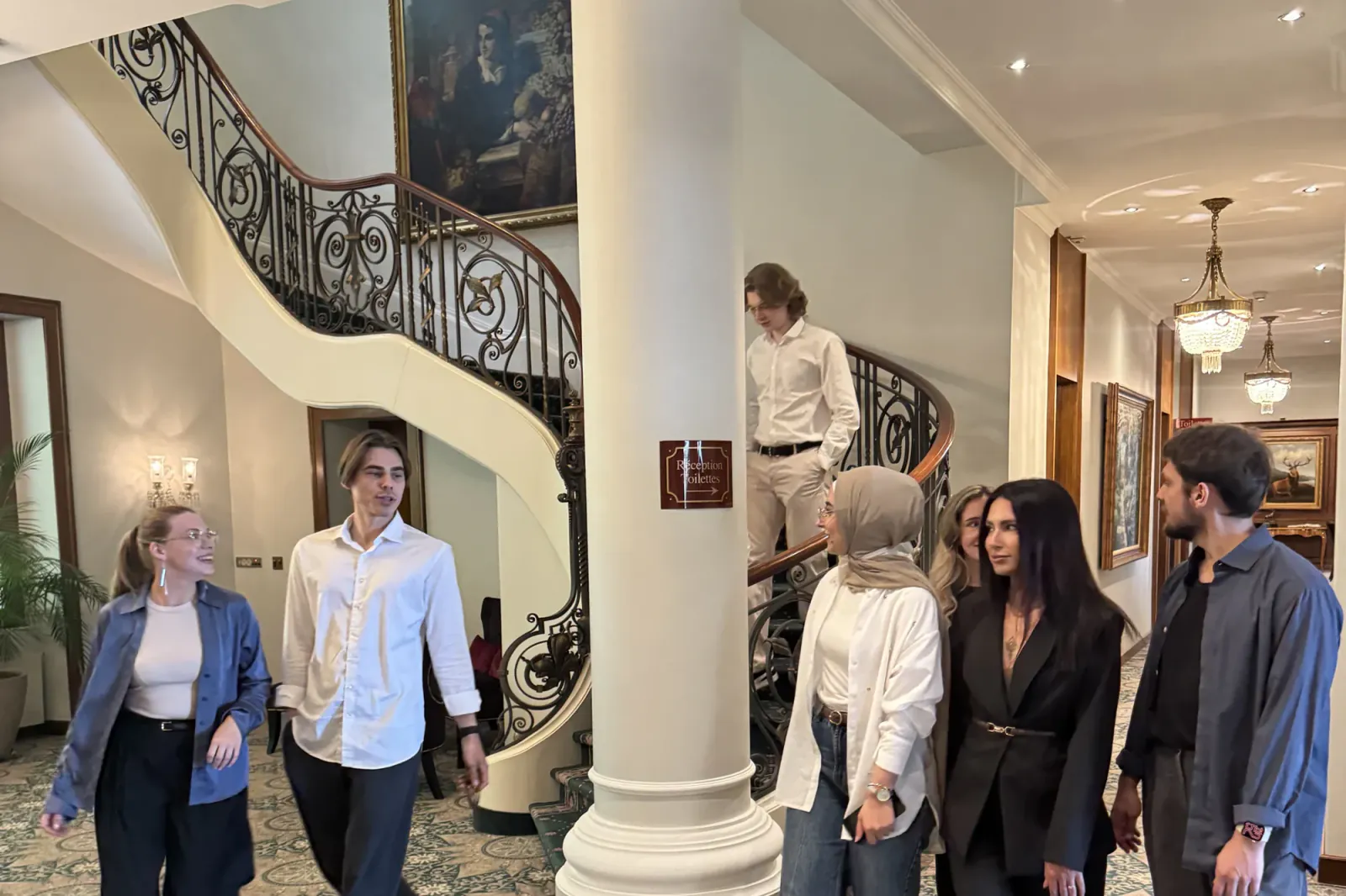 International students on the HBS and ISM dual degree pathway